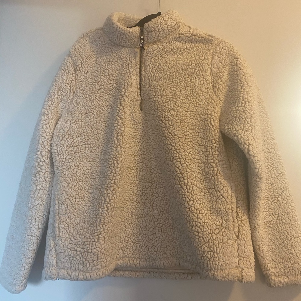 Sherpa pullover jacket